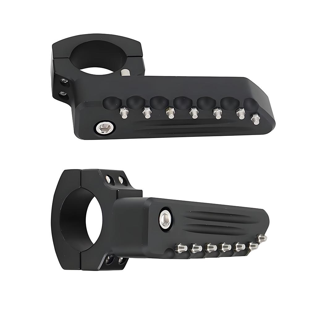 Highway Pegs 22-28mm Crash Bar Anti-Slip Rotatable Footpegs For Harley Pan America 1250 BMW R1200GS R1250GS Crash Bar Mount