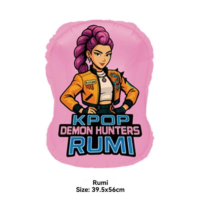 Anime Movie Kpops Demons Hunte Balloon Foil Balloons Set Game Balloons Set Kids Baby Shower Birthday Party Decor Supplies Gifts