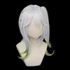 Cosplay Accessory - Shumi Grass Wig - Silver-white with Gradient To Light Green Ponytail Cosplay Wig