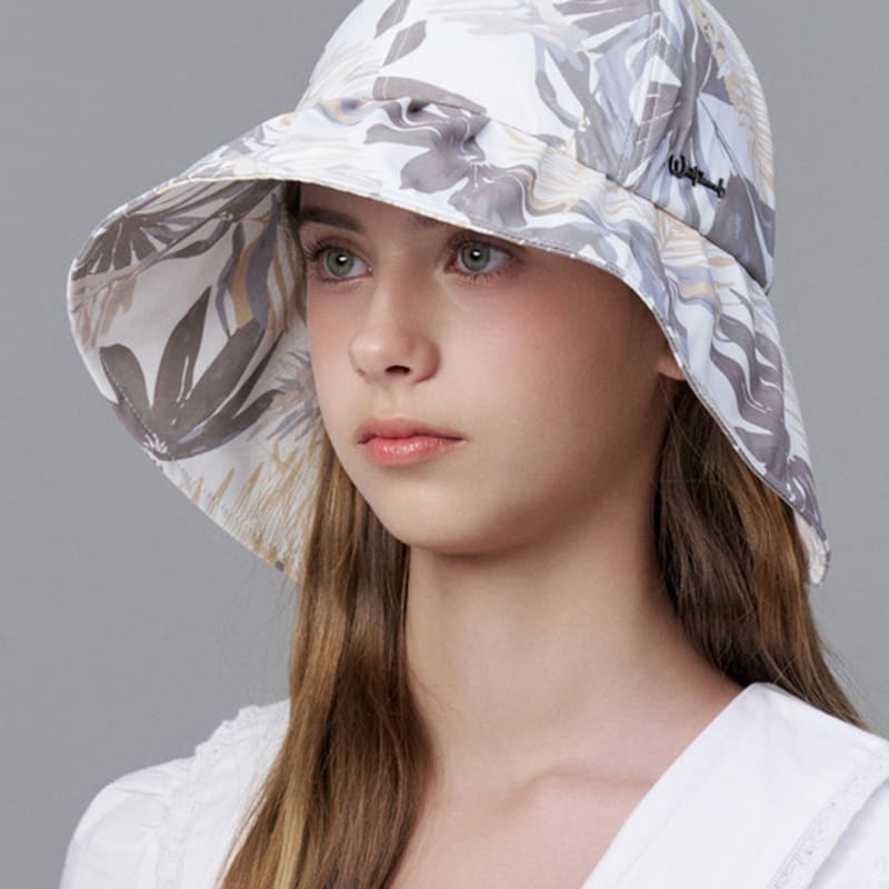 

БЕЛЫЕ ПЕСКИ Прохладная тропическая шляпка-боннет с оборками Эль Нидо (4 цвета) ASH_Free