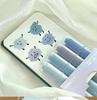 4pcs Highlighter Pen Set Spot Liner Pens Soft Colour Eye Protection Crystal Acrylic Stick Barrel Chisel Tip Stationery