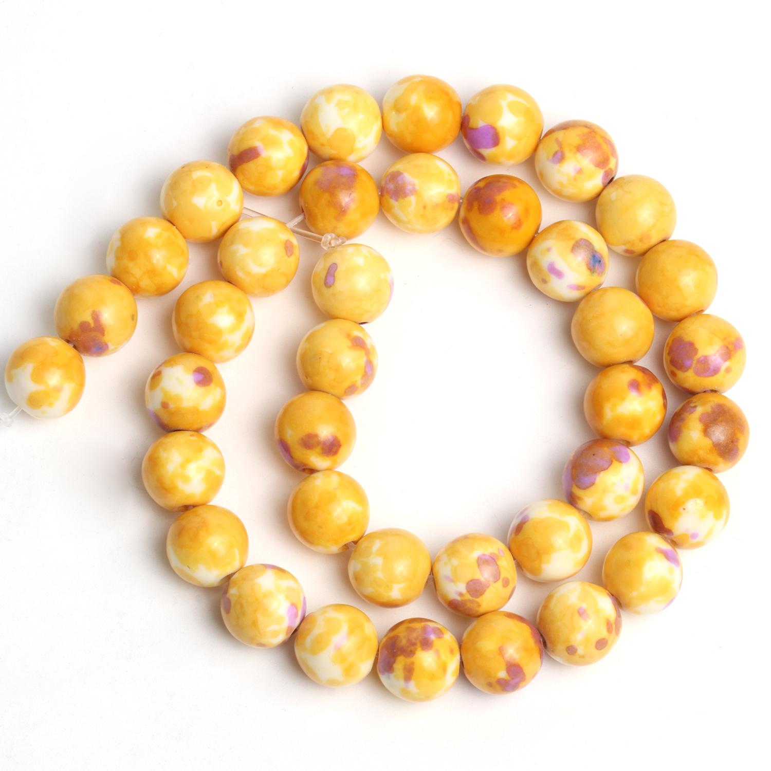 

1 нить/пакет 6/8/10 мм натуральный дождь цветок яшма каменная бусина разноцветные круглые свободные бусины для ювелирных изделий DIY серьги изготовление браслетов аксессуары 2-8mm (approx 46pcs)