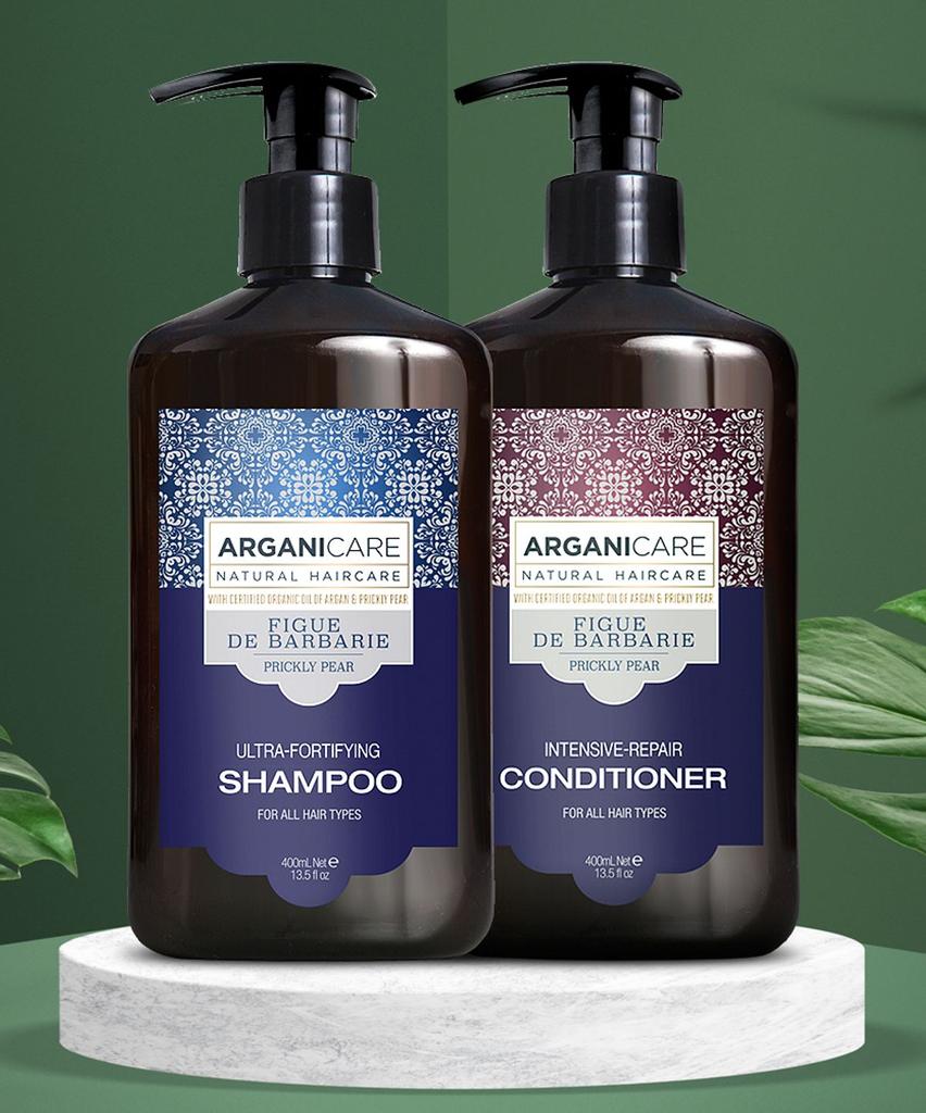 Prickly Pear & Argan Oil Prickly Pear Shampoo 400ml + Hair Conditioner 400ml