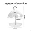 Bird Feeder Hanging Design Rainproof Weather Resistant Garden Supply for Backyard