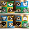 Hot Cartoon Dog Cushion Cover Soft Washable Pillow Case Multi-Scene for Couch Bed Travel Office Use
