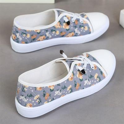 Sommer Neue Canvas Schuhe für Damen Atmungsaktiv Modisch Lässig Vielseitig Sportliche Board Schuhe für Studenten