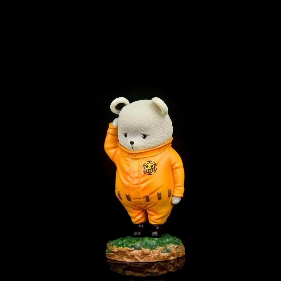 Cute Anime One Piece Bepo Question Mark Ver. PVC Action Figure Game Statue Collectible Model Kids Toys Doll 8cm