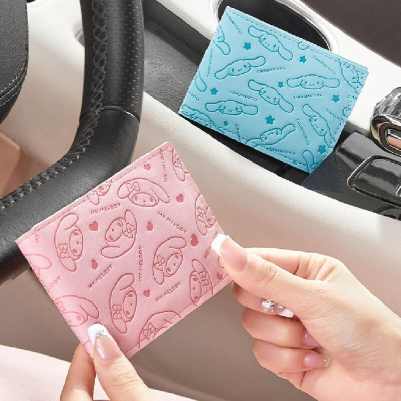 Sanrio leather card wallet