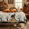 Vespri Halloweenový ubrus - Děsivý dýňový ubrus - Halloweenová pártyzyc