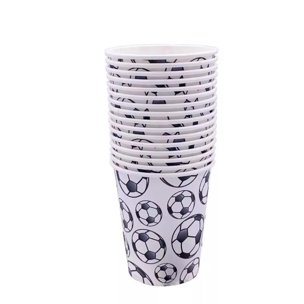 Soccer Theme Disposable Tableware Soccer Party Paper Plate Napkin Straws Cup Football Themed Birthday Party Decoration Supplies