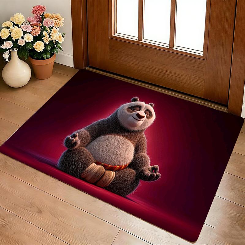 Kung Fu Panda Living Room Nonslip Area Rug Soft Carpet For Bedroom Game Playroom Sofa Office Home Decor Doormat Christmas Gift C9291105