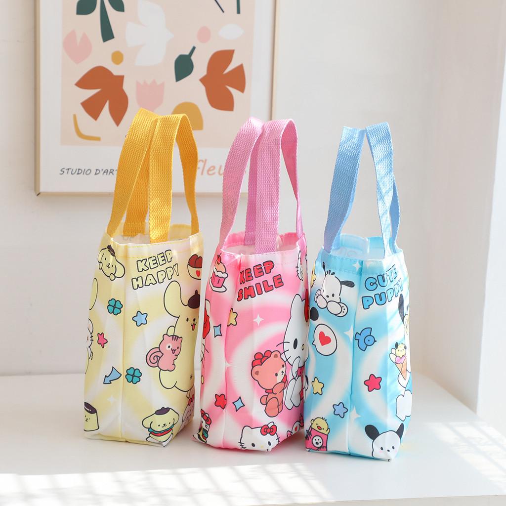 Canvas Bag Umbrella Water Bottle Carrier Cute Style Travel Daily Use