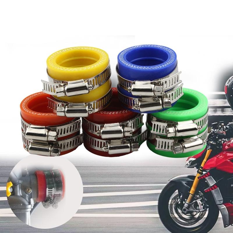 35mm 40mm 45mm Motorcycle Carburetor Rubber Adapter Inlet Intake Pipe For MIKUNI KEIHIN KOSO PWK Carburetor Accessory 35mm Black