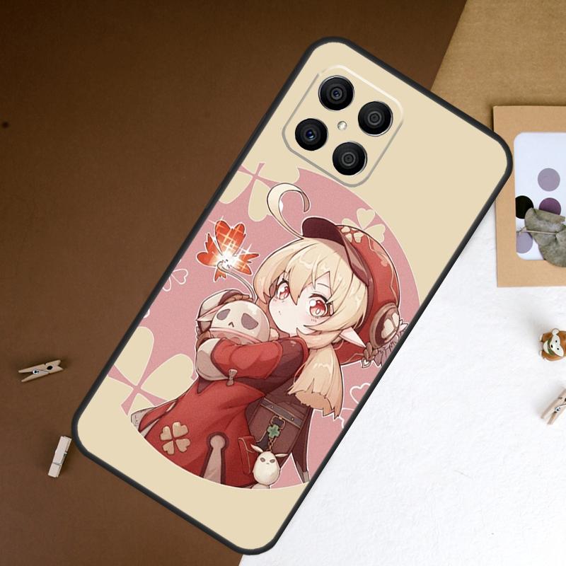 Qiqi Klee Genshin Impact Hoesje Voor Honor 200 Pro 400 50 70 90 X9a X9b X9c X9d X8b X8c Win Magic 7 Lite 5 6 8 Pro Cover