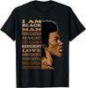 Black Man Educated Black History Month Love Africa Afro T-Shirt