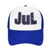 JUL Rapper Logo Mesh Baseball Cap Unisex Women Casual Trucker Worker Cap  Hats Adjustable Summer Trucker Hats