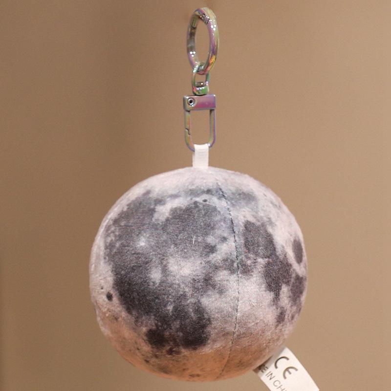 Cartoon Sun Planet Pendant Plush Toy Doll Earth Moon Doll Girl Bag Keychain Ragdoll