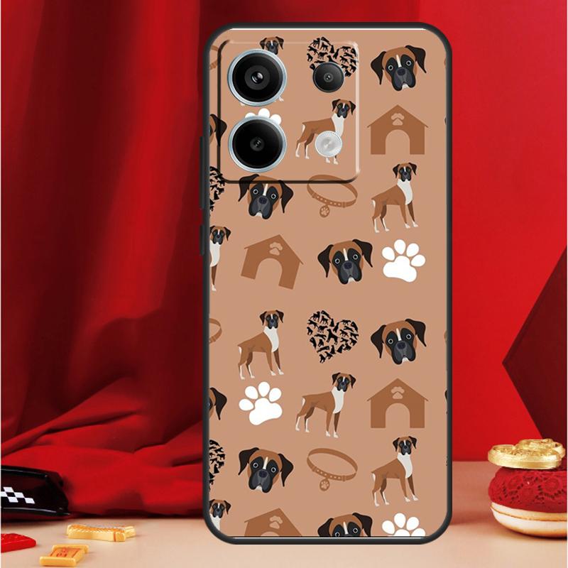 Boxer Dog Case For Xiaomi Redmi Note 9 10 11 12 13 Pro Plus 9S 10S 11S 12S Redmi 12 10C 9C 13C Coque
