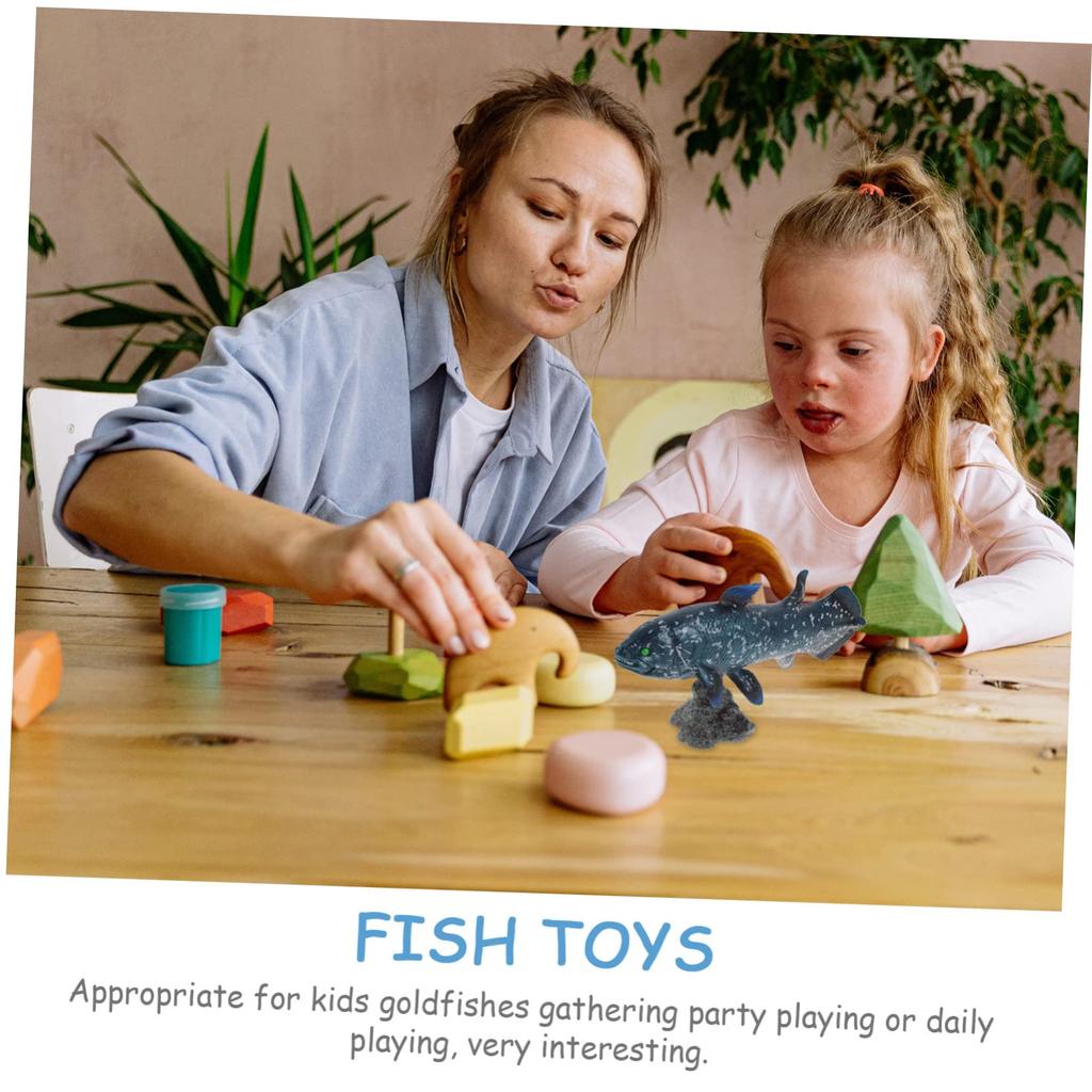EXCEART Modele Zwierząt Morskich, Urocze Figurki Ryb dla Dzieci, Zabawa Poznawcza i Dekoracja