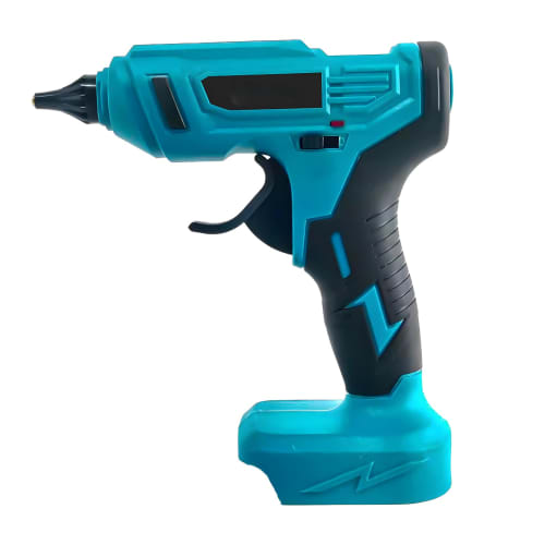 Makita Compatible Rechargeable Glue Gun, Professional Grade, Stick, High Temperature, Stand, Compact and Lightweight, Glue Stick Included, Cordless, E