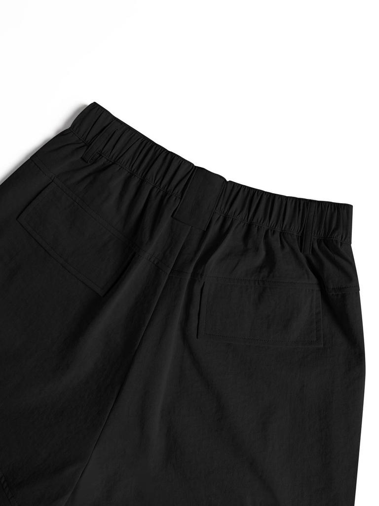 European & American Women's Elegant Solid Color Mid-Rise Cargo Pants - Loose Fit, All-Season Comfort, Straight Leg (Style 8135)