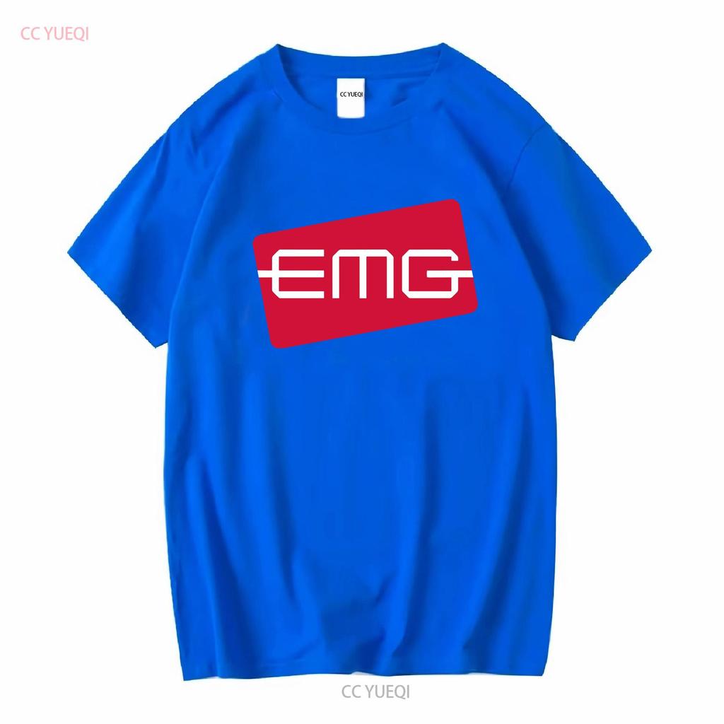 EMG Pickups Guitars Logo Mens Black T Shirt Size S to 3XL vintage Washed homme Stylish Soft Slightly graphic Stretched Unisex
