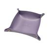 Nordic Leather Desktop Storage Tray Pu Leather Jewelry Cosmetic Key Storage Tray Desktop Folding Organizer Storage Box For Home