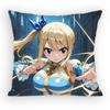 FAIRY TAIL Lucy Pillow Case Sofa Living Room Bedroom Headboard Backrest Cushion Square Cushion Nap Time