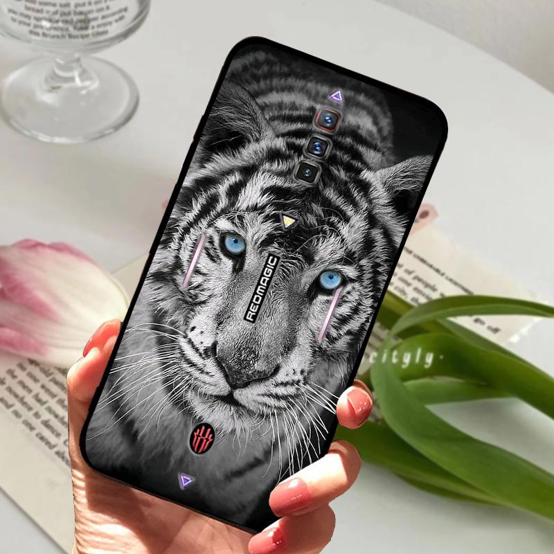 For ZTE Nubia Red Magic 6 Case Shockproof Soft TPU Silicone Phone Cover For ZTE Nubia Red Magic 6S Pro Capa Cartoon RedMagic 6