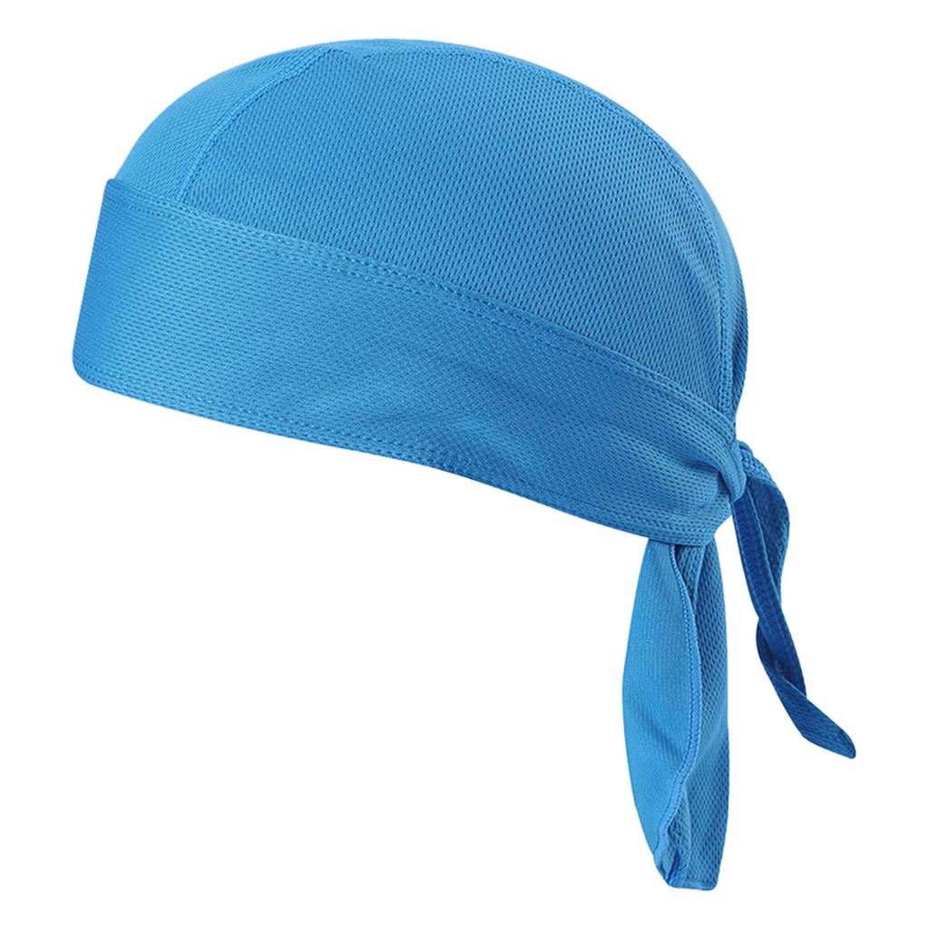 Outdoor Sports Headscarf Pirate Hat Sweat Wicking Moisture Absorbing Breathable Quick Drying Headgear Cycling Ice Silk Cap