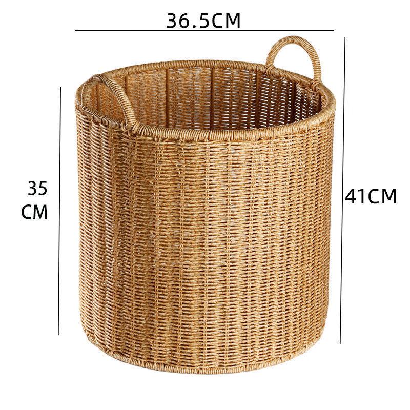 Handon Rattan-Style Laundry Hamper with Handle