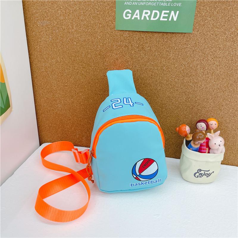 Trendy Cartoon Kids Backpack Stylish Canvas Crossbody Bag For Boys And Girls