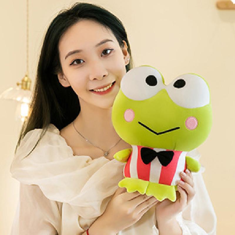 Adorable Large Eye Frog Plush Toy Cuddly Stuffed Animal Soft Pillow For Kids Gift