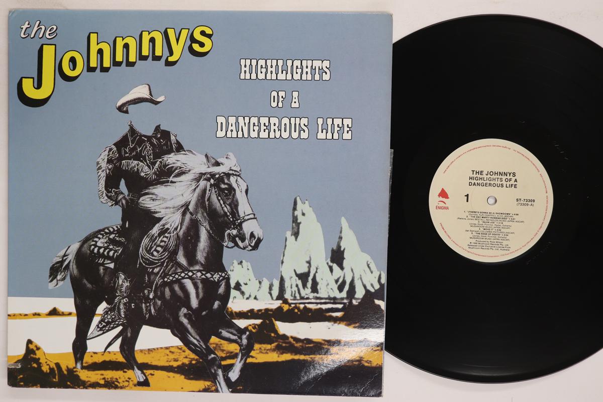 LP Record JOHNNYS  Highlights Of A Dangerous Life ST73309 ENIGMA 198 Canada Rock Used