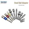 Hexagonal Handle To Square Head Socket Extension Rod - Air/Electric Screwdriver Converter: 1/4, 3/8, 1/2-Inch Sizes