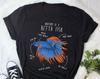 Betta Fish Shirt, , , Funny Betta Lover Gift, Cute Pet Siamese Fighting Fish T-shirt, Tropical Aquarium Tank Tshirt, Anatomy