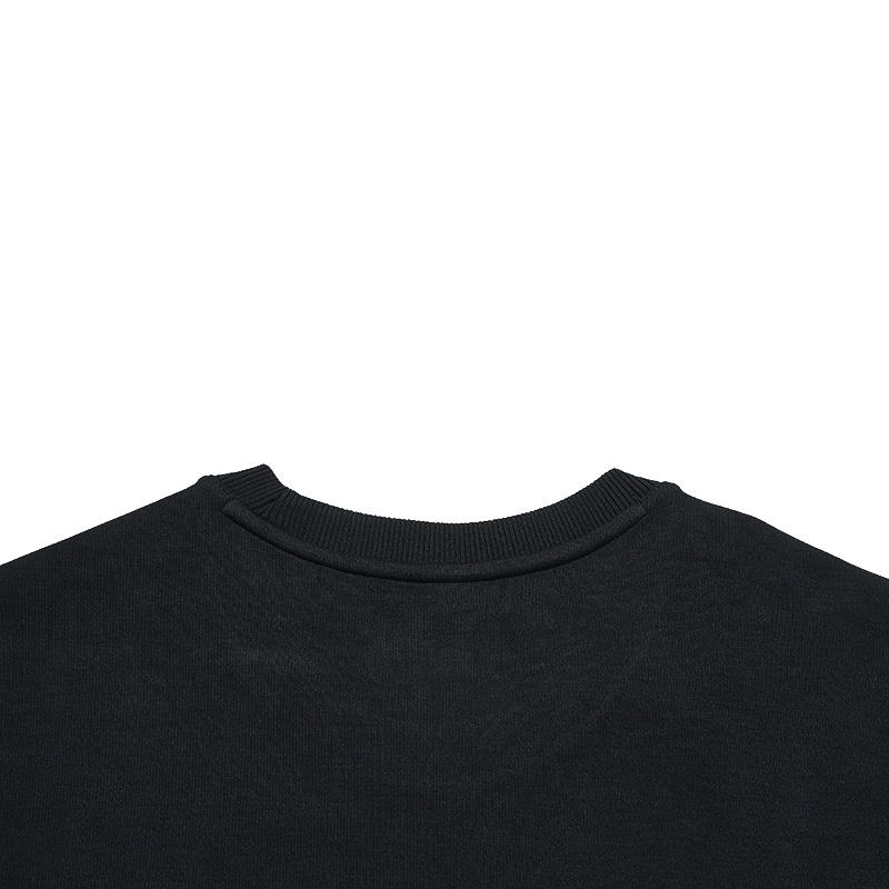 FILA Heritage Classic Comfortable Versatile Casual Crew Neck Pullover Sweatshirt Men sweatshirt Legendary-Blue F11M548211FNV