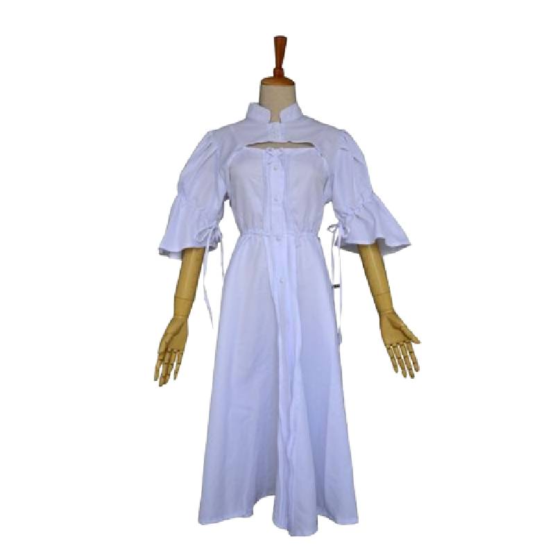 

Сора Ёсуга Но Касугано Сора Косплей Костюм Платье Белый Полурукав Женский Девушка S （150-157 cm）