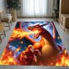 Charizard Charmander Pokemon Living Room Non-Slip Area Rug Soft Carpet for Bedroom Kids Playroom Sofa,Home Decor Doormat Gift