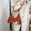New Design Luxury Armpit Bag Glossy Women's Handbag Fashion Retro Shoulder Bags  Female