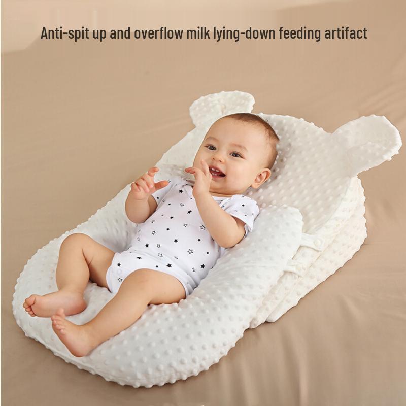 Anti-Regurgitation Baby Pillow: Newborn Feeding and Anti-Choking Support