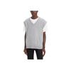 Levis Solid Color V-Neck Sleeveless Vest Men Tops Gray A5742-0000