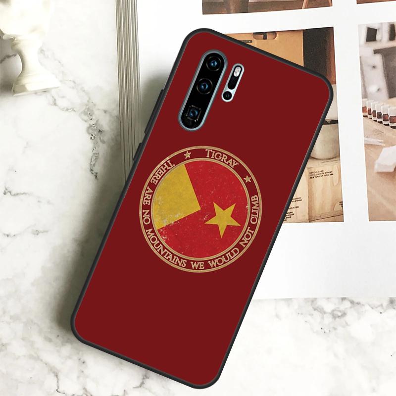 Tigray Flag For Huawei Nova Y70 Y72 Y73 Y60 Y90 Y61 Y91 7i 8i 11i 12i 12s 9 10 SE P20 P30 P40 Lite Case