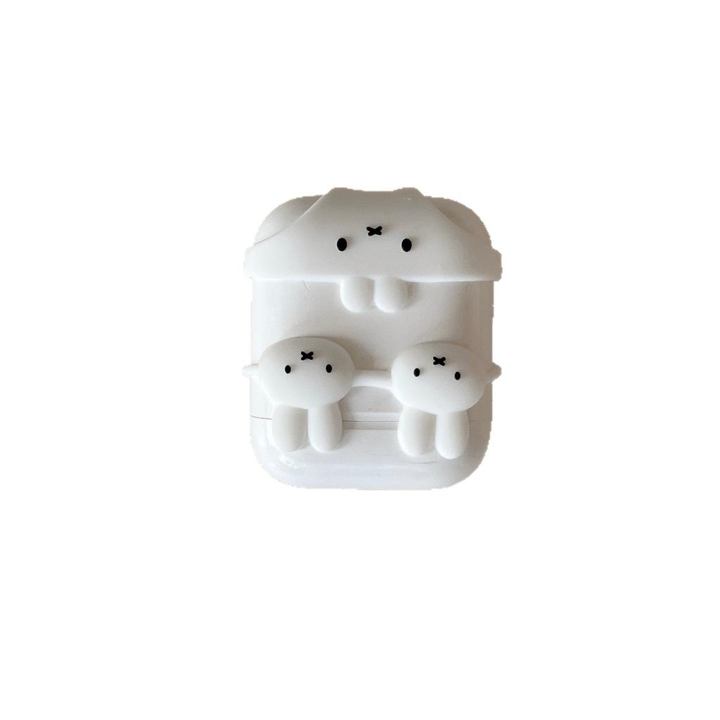 Miffy Rabbit bikini fits AirPods 4 protective cover, Apple 2nd/3rd Gen AirPods Pro 3 earphone case, silicone