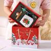 Adorable Santa Claus Ceramic Mug with Lid and Spoon Gift Set