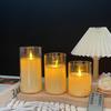 Rechargeable LED Acrylic Simulated Candle with Swinging Flame - Romantic Home Ambiance