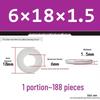 Extra Thick Galvanized Iron Flat Washer, Round, M3-M62