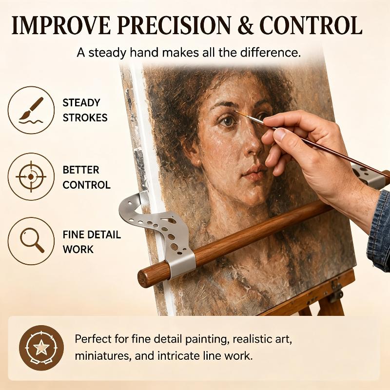 Supporto Regolabile per Braccio su Cavalletto Adatto per Casa e Studio d'Arte Regalo per Appassionati di Pittura