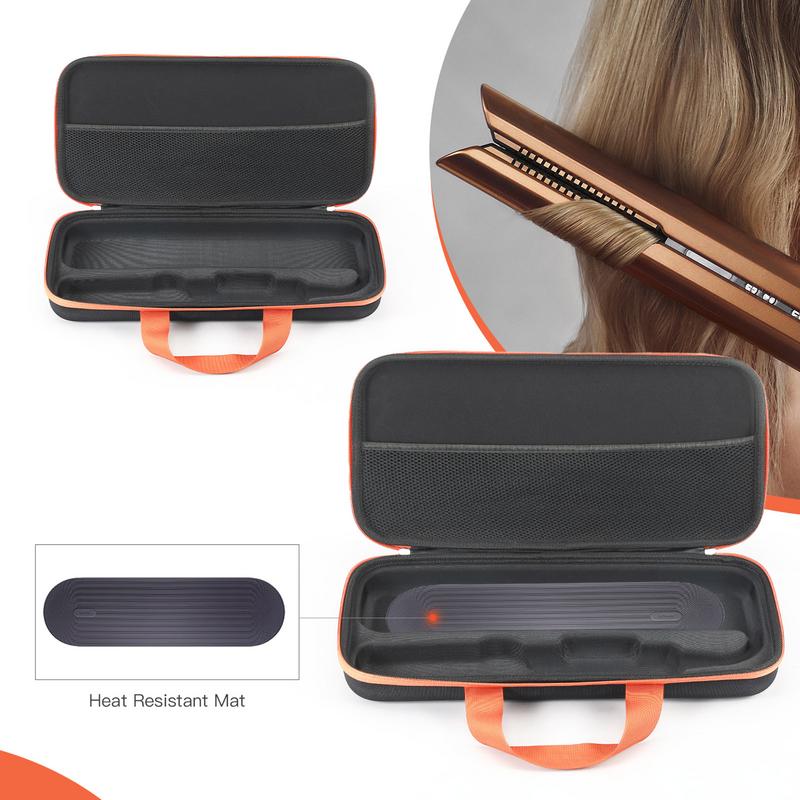 For Airstrait HT01 Hair Straightener Storage Bag  EVA Waterproof Hard Shell Carring Case Portable Curling Irons Storage Bag