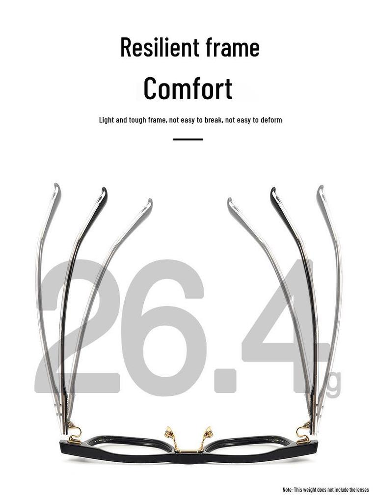 2025 Jimei Acetate Large Frame Eyeglasses NP-752 - High Quality Prescription Glasses for Men & Women